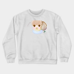 Cute Poodle Drawing Crewneck Sweatshirt